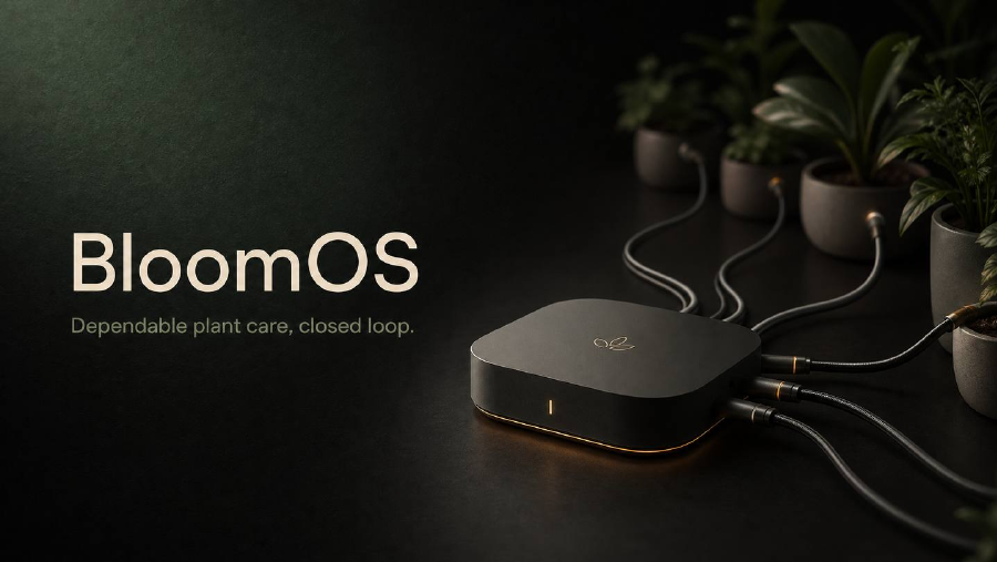 BloomOS pitch deck cover